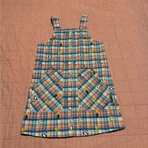 Teddy Fresh x Looney Tunes Plaid Cartoon Dress